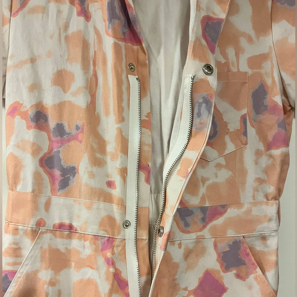 Hot Lava Jumpsuit in Sherbert Tie Dye - Picture 4 of 9